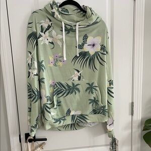 Floral Green Women's Hoodie